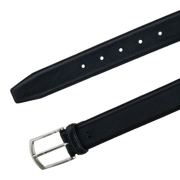 Trafalgar Big & Tall Antonio 35mm Pebble Leather Belt - Picture 2 of 2